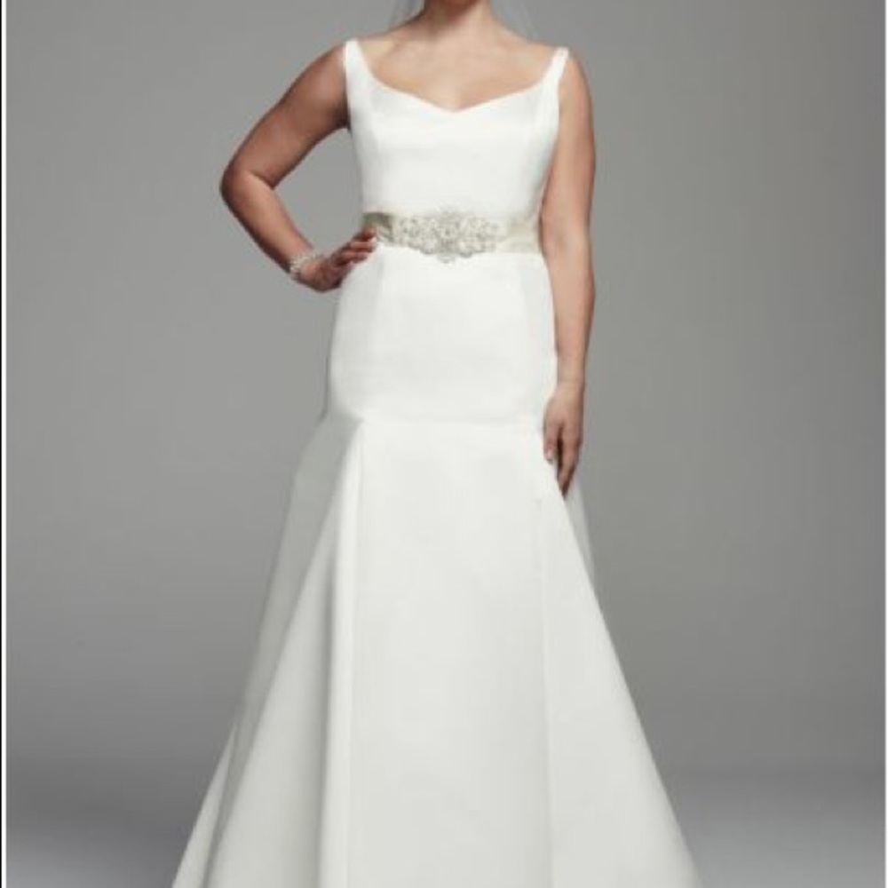 David’s Bridal Sample Trumpet Gown